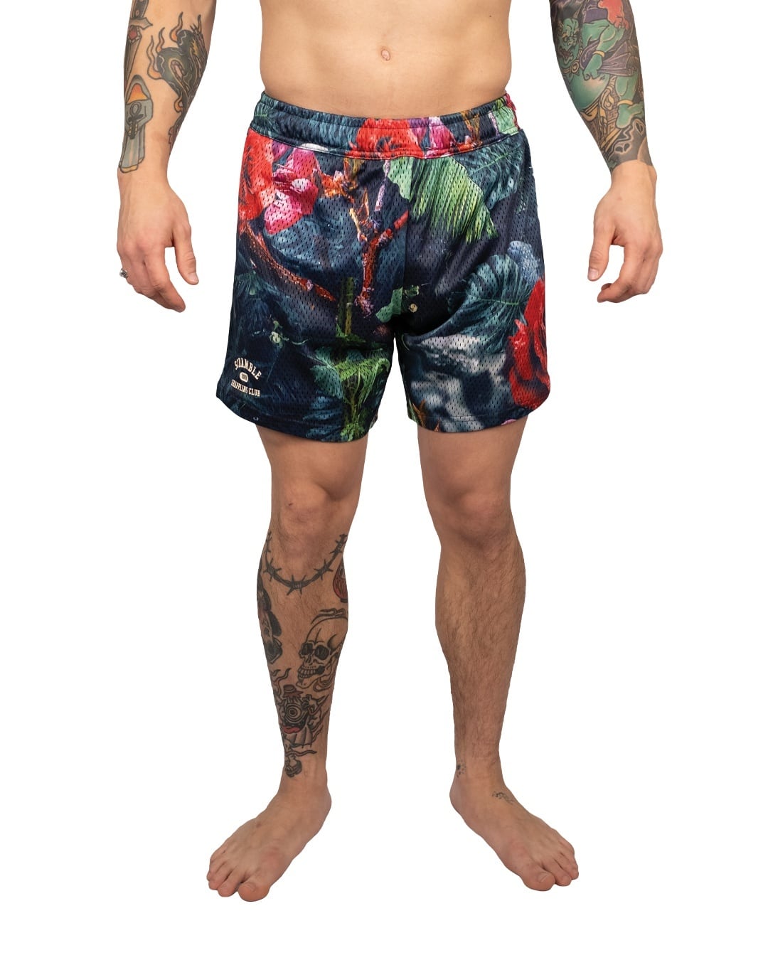 特典付き予約注文!SCRAMBLE MESH HYBRID グラップリングショーツ OHANA