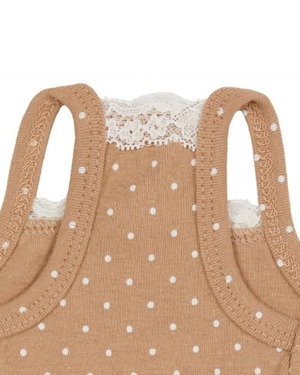 【予約】[ thesallyslaw ] Chloe Top｜Latte Dot