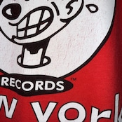 【NERVOUS RECORDS】ナーヴァス・レコード "NEW YORK" 90's Vintage Tシャツ