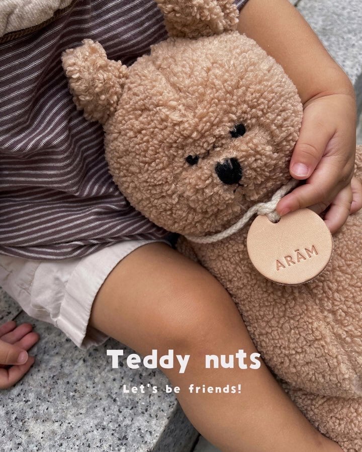 ハンドメイド　テディベア ナッツくん Teddy nuts. | ARĀM creations