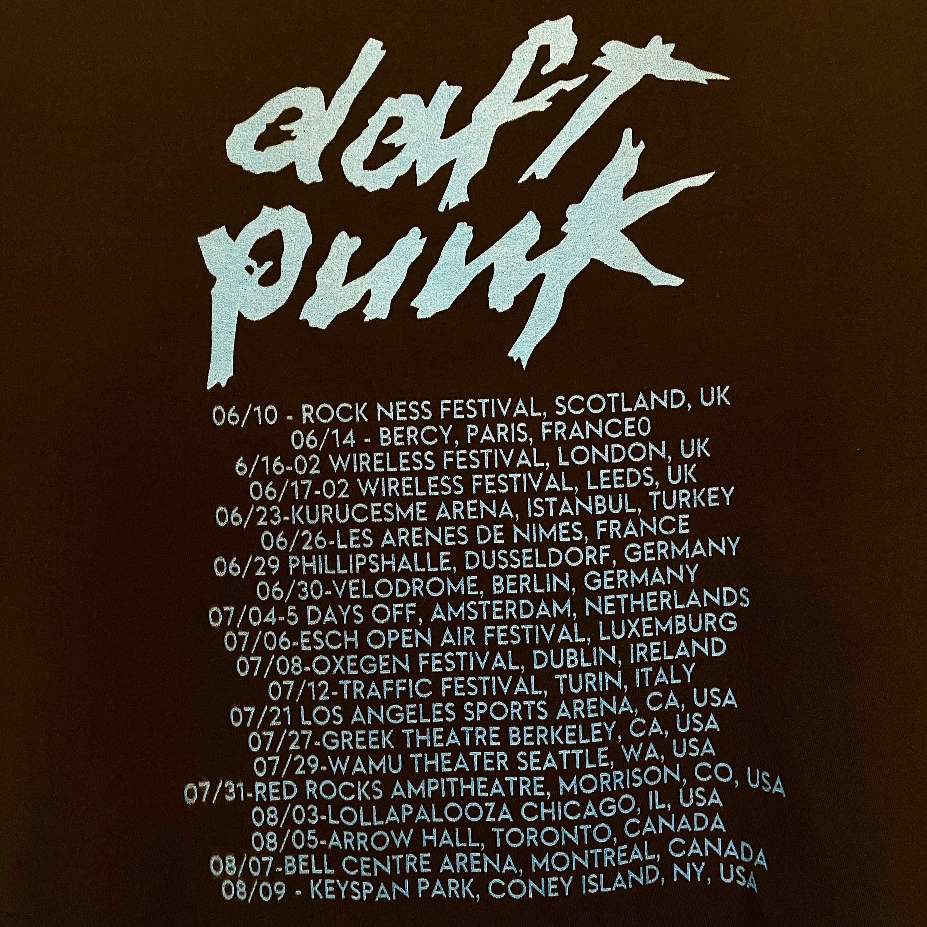 Daft Punk Tシャツ ALIVE 2007 ダフトパンク Tee | BF MERCH'S