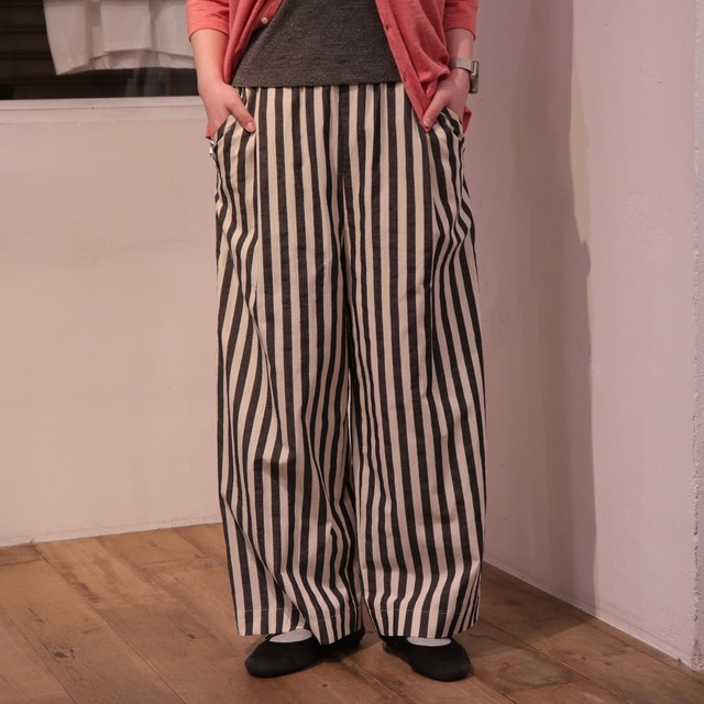 【MANON】STRIPE EASY PANTS