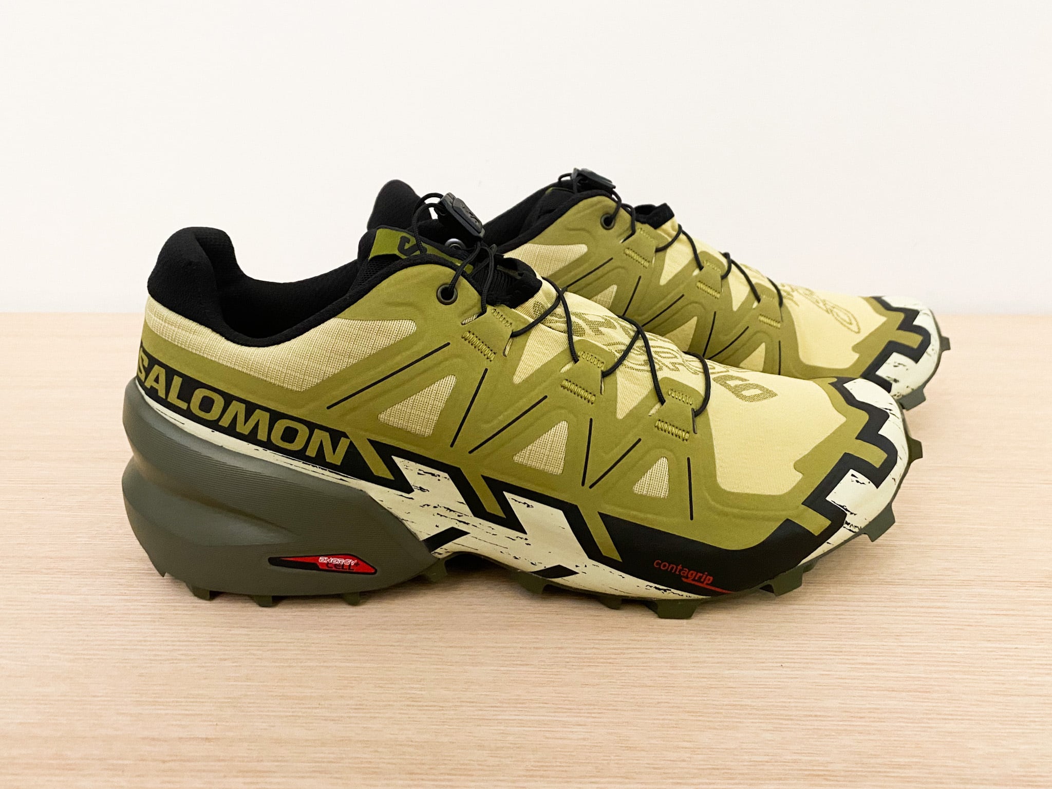 SALOMON(サロモン) SPEEDCROSS 6メンズ - 男性用トレイルランニングシューズ Leek Green / Black /  Bleached Sand | unite(ユニテ ）