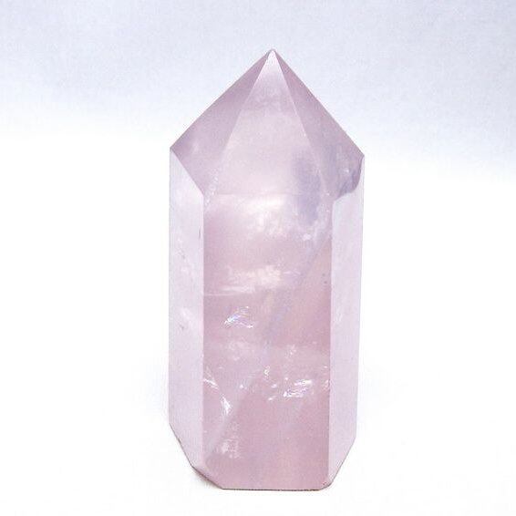 ローズクォーツ 六角柱 ポイント 一点物 152-3466