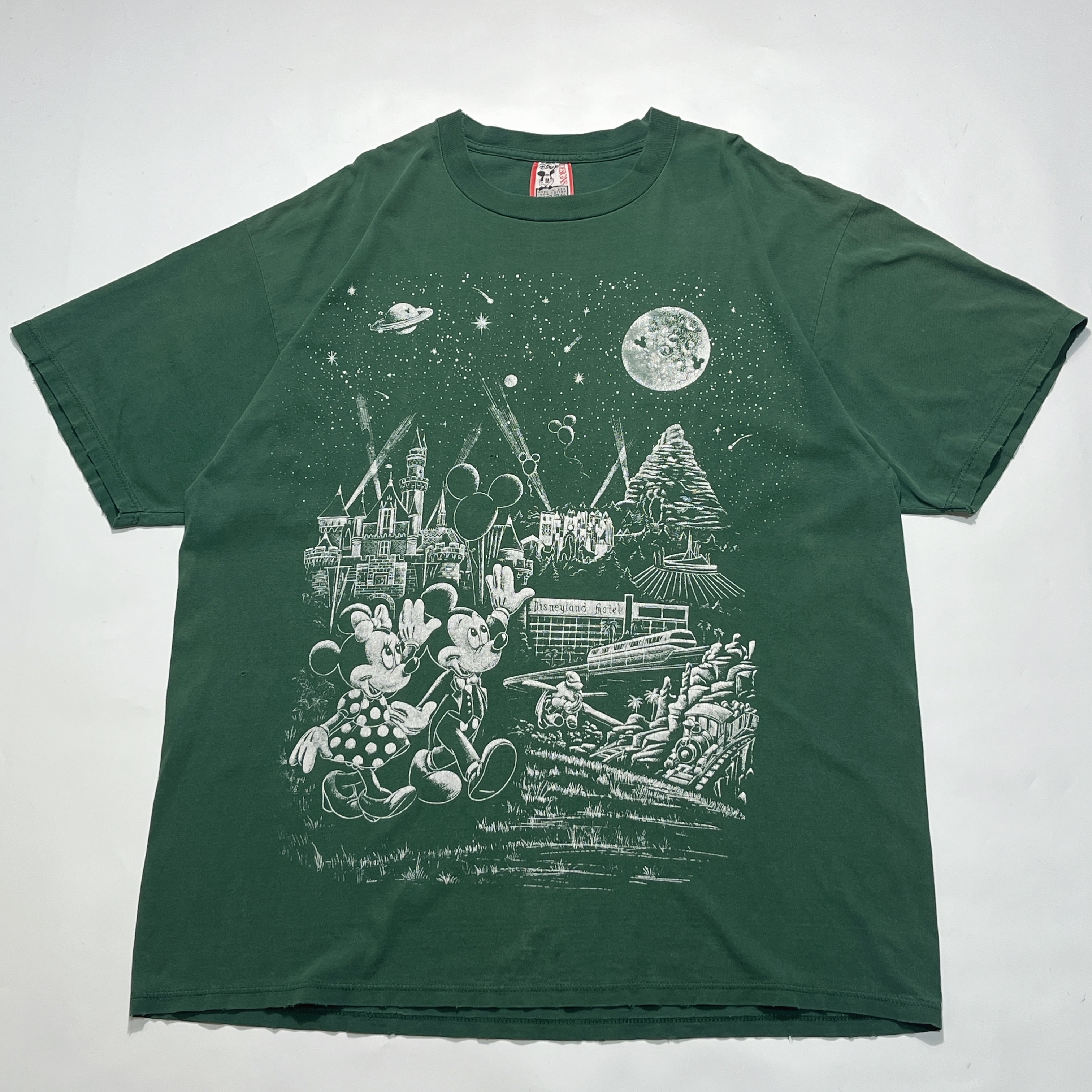 90's Disney USA製 ビンテージTシャツ XL 紺 ドナルド ディズニー