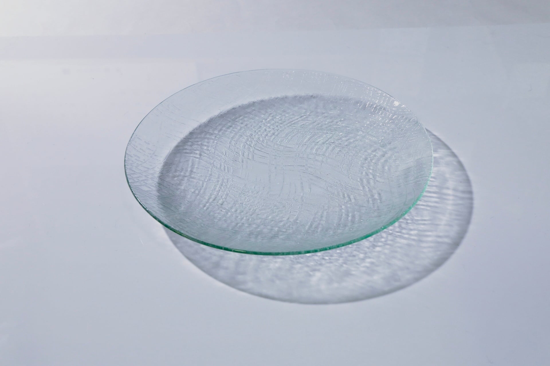 昭和型ガラス「ほなみ」　皿　円形　大（Φ180mm）