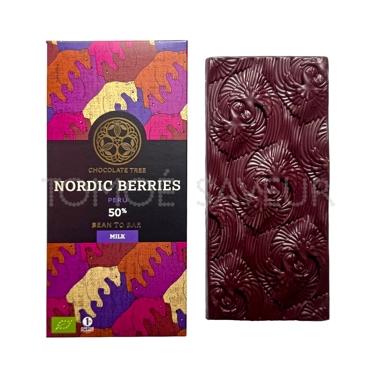 ノルディック ベリーズミルク50％〈チョコレートツリー〉 | トモエサヴール