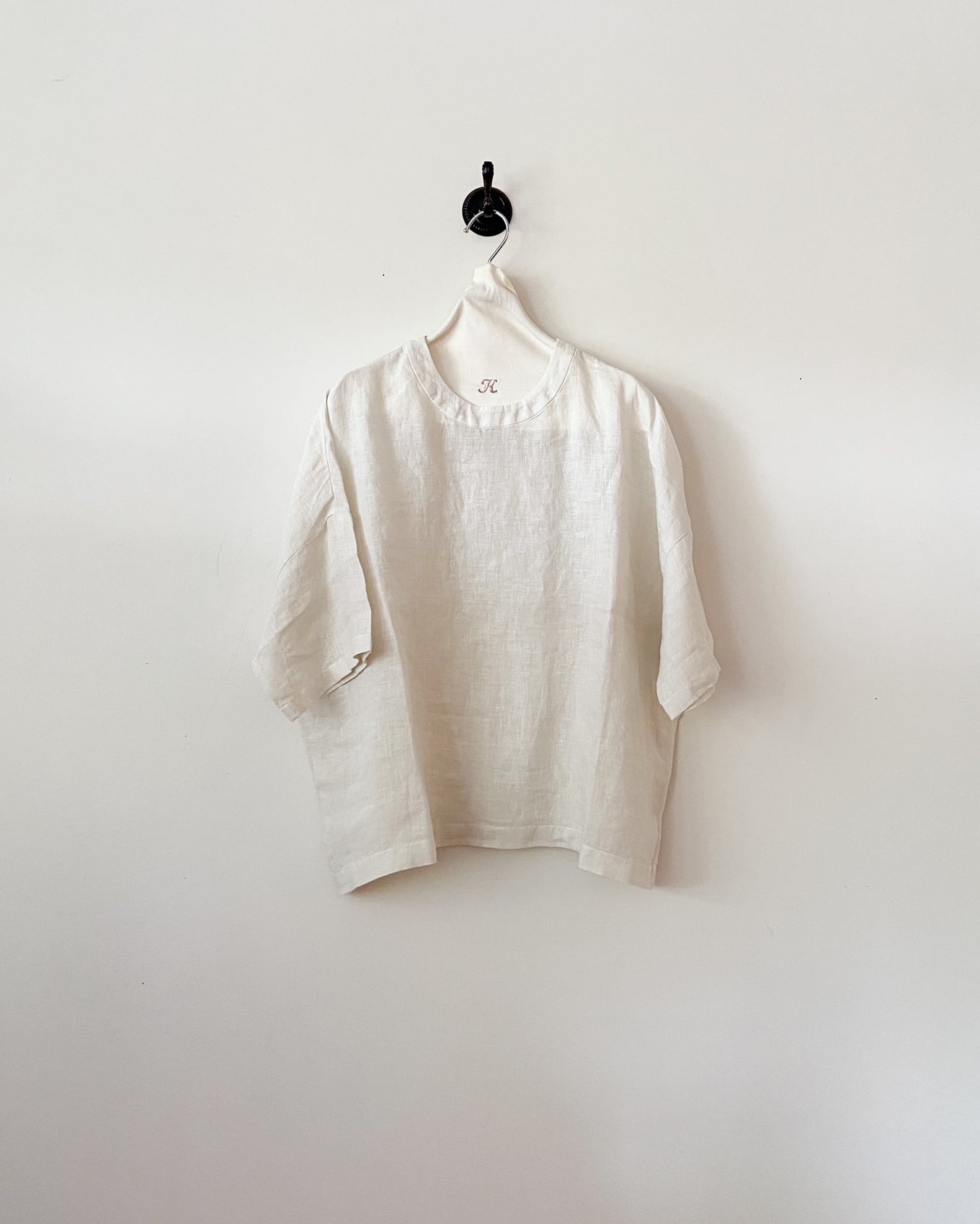 evam eva 　リネンプルオーバー　linen pullover