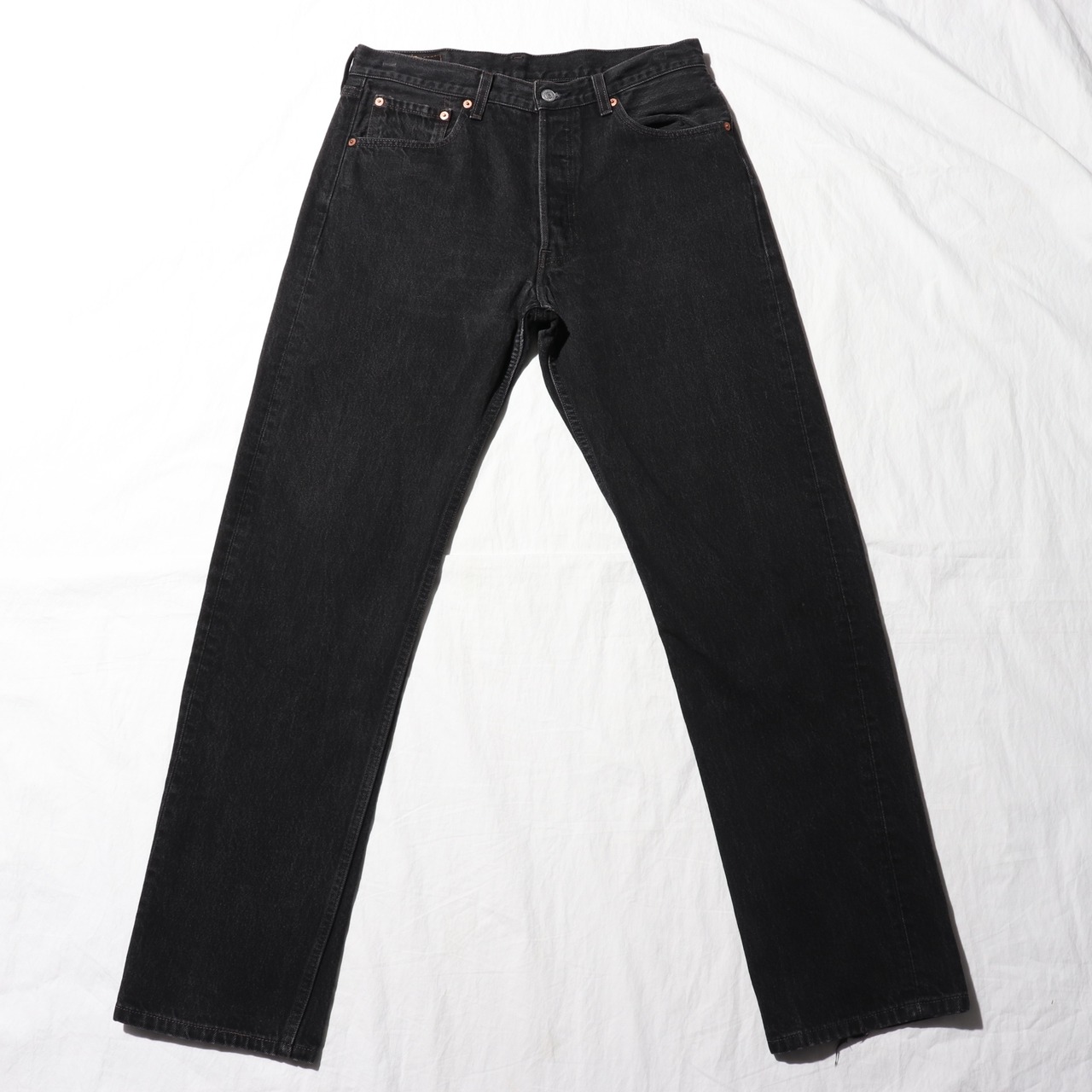 極美品 33×32 Levi’s 501 USA 96年 サルファーブラック リーバイス