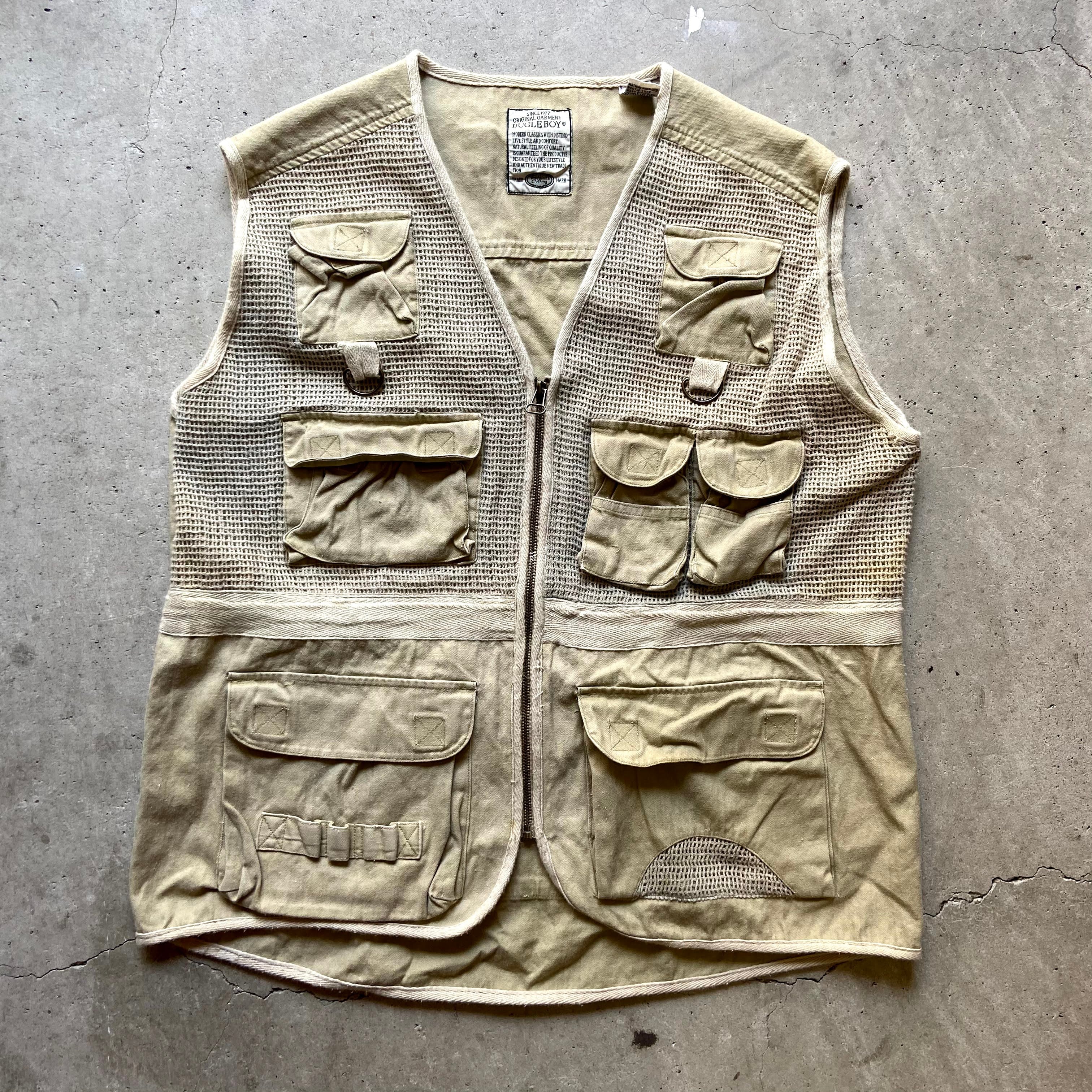 BUGLE BOY バグルボーイ ラミー×コットン メッシュ切り替え アウトドア 