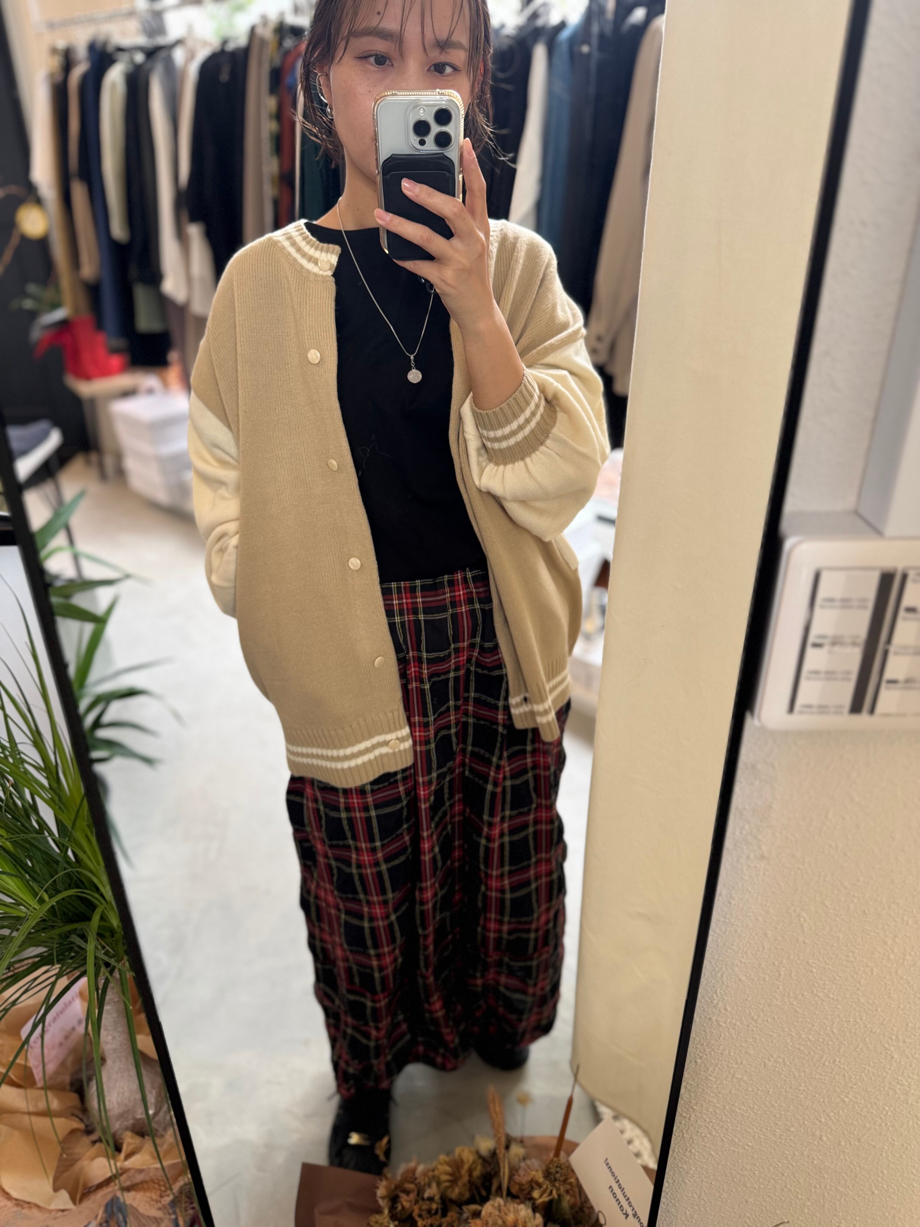 【DOS DIOSAS】ニットスタジャン  D8585