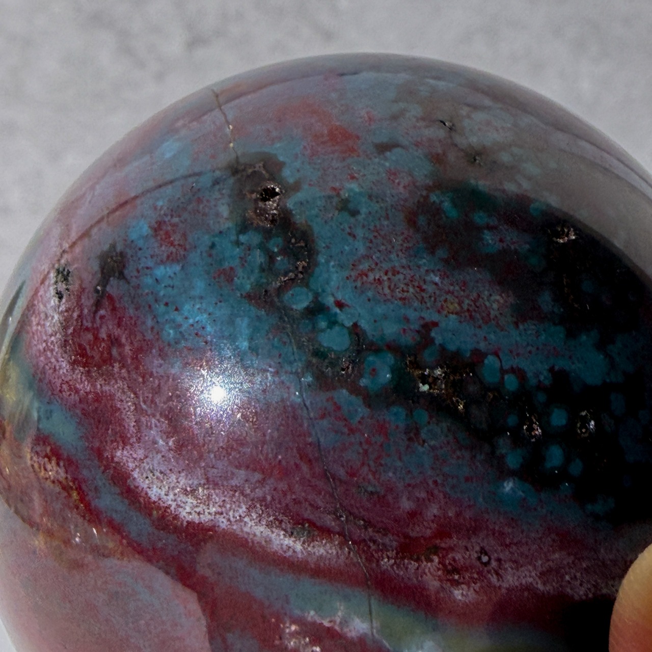 オーシャンジャスパー スフィア ＊ Ocean Jasper ＊ 天然石