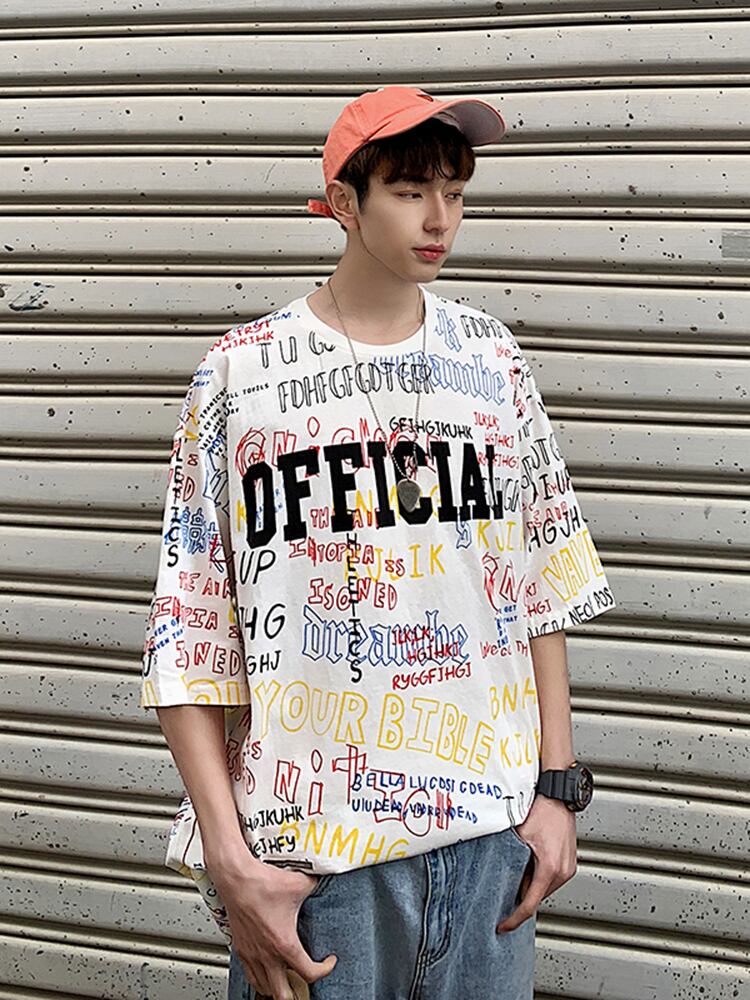 全1色 Tシャツ カットソー プリント カジュアル おしゃれ