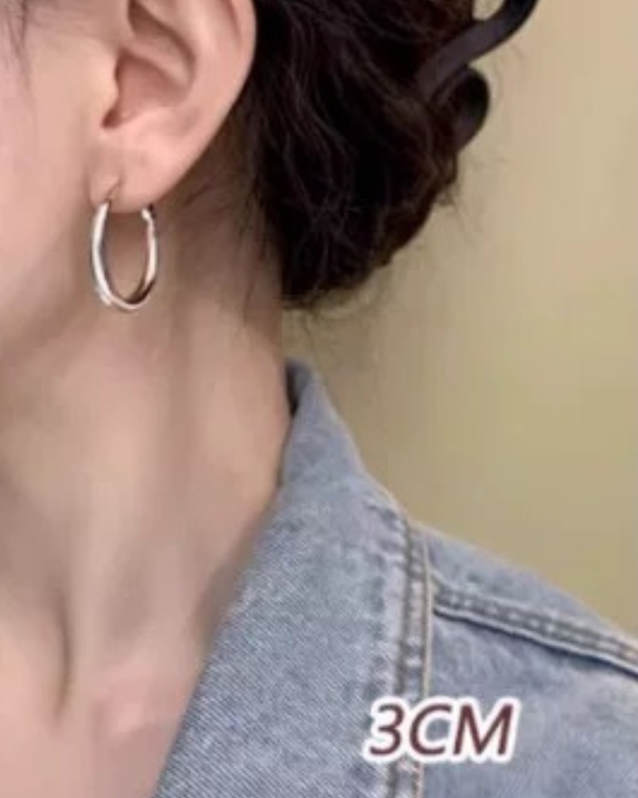 シルバーフープピアス A0399 - 5