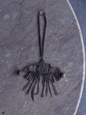 Dao tribe／Vintage brass chains charm