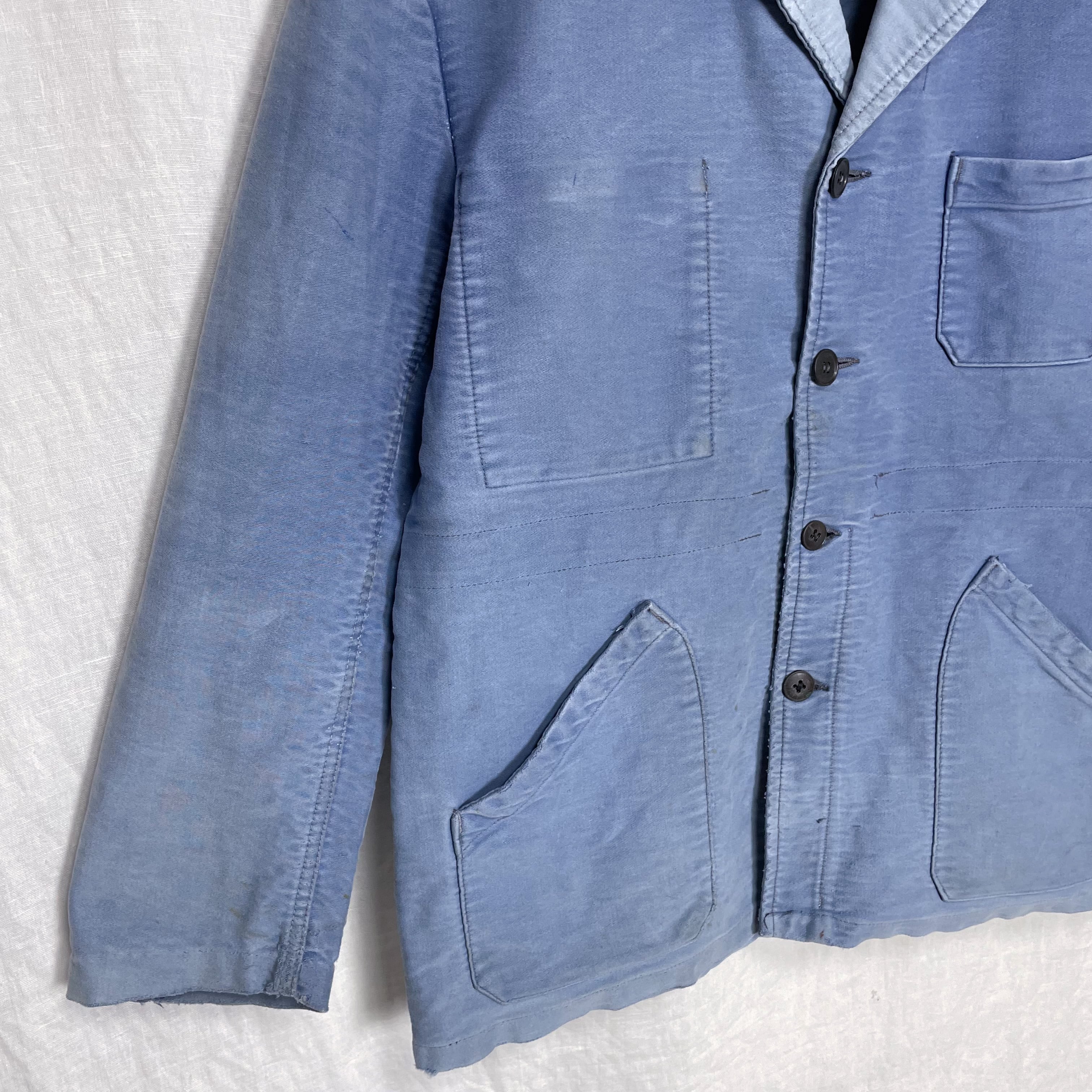 40s 50s フランスヴィンテージ BEAU FORT モールスキン ワーク