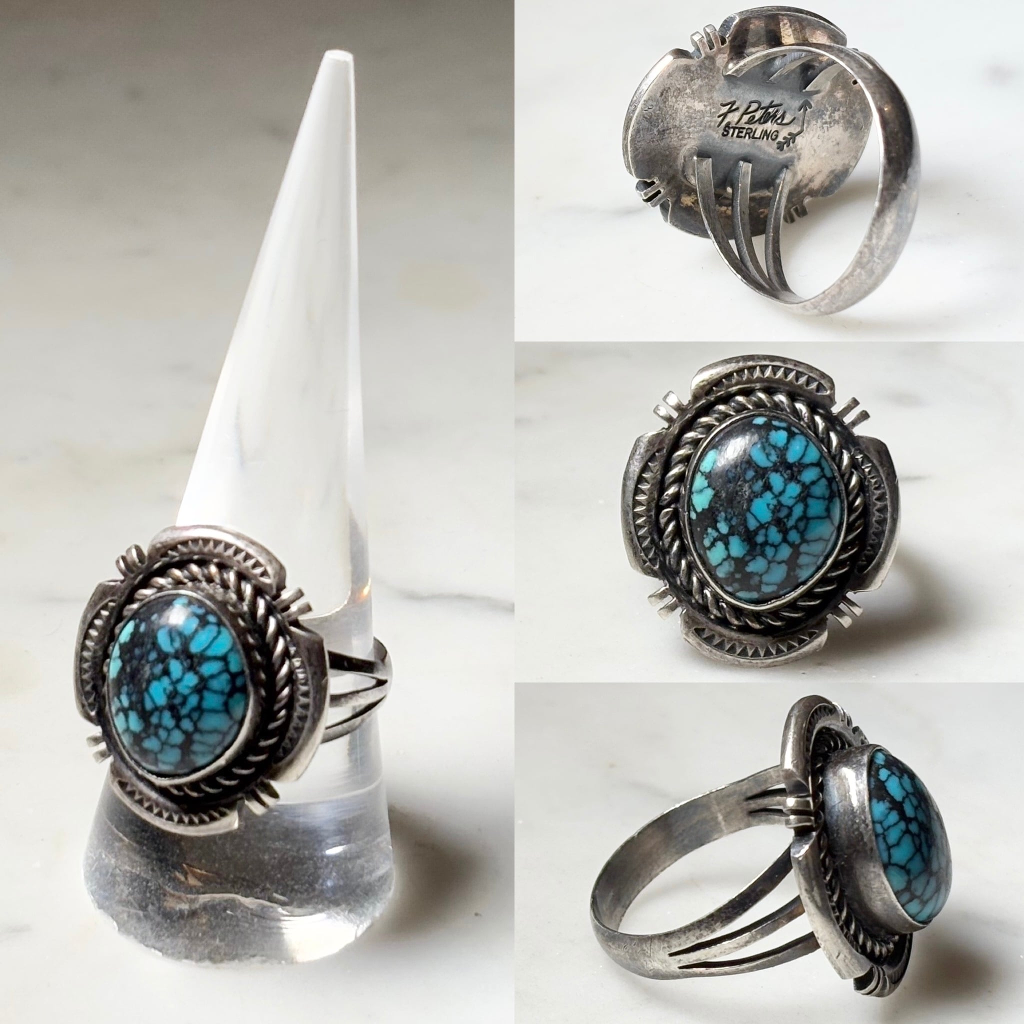 FRED PETERS turquoise ring | NOIR ONLINE