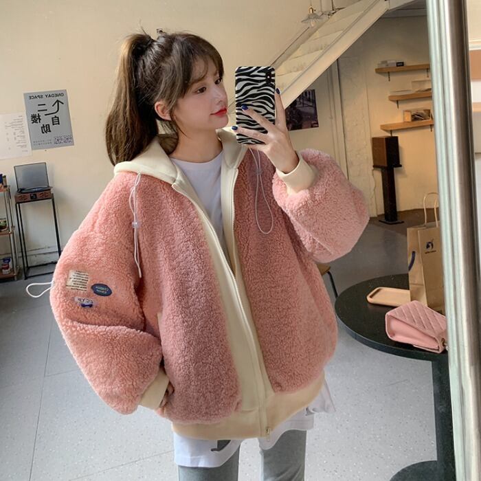 スタイルフードギャザーウールコート ルーズ オータム 秋物 ウィンター 冬物 ステッチ クレセントシティ10499225946