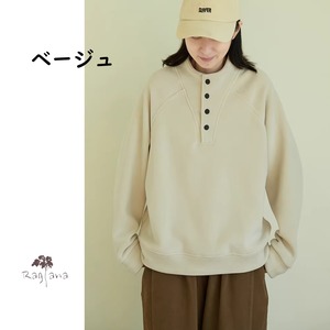スタンドカラー フリースセーター 7col Y 250516