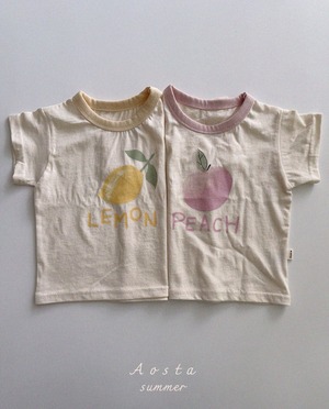 【予約】Aosta / Lemon Peach T