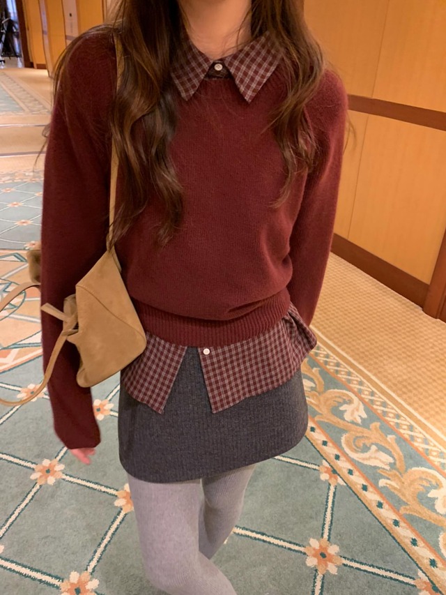 (予約)P.Y.T / Wool 100 Raglan Knit / 4color