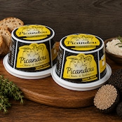グルメなひとさじ ピカンドゥ トリュフ ア タルティネ 125g×2個 トリュフ香る山羊チーズ Picandou truffe a tartiner 125g×2 Gourmet Truffle Goat Cheese Delight