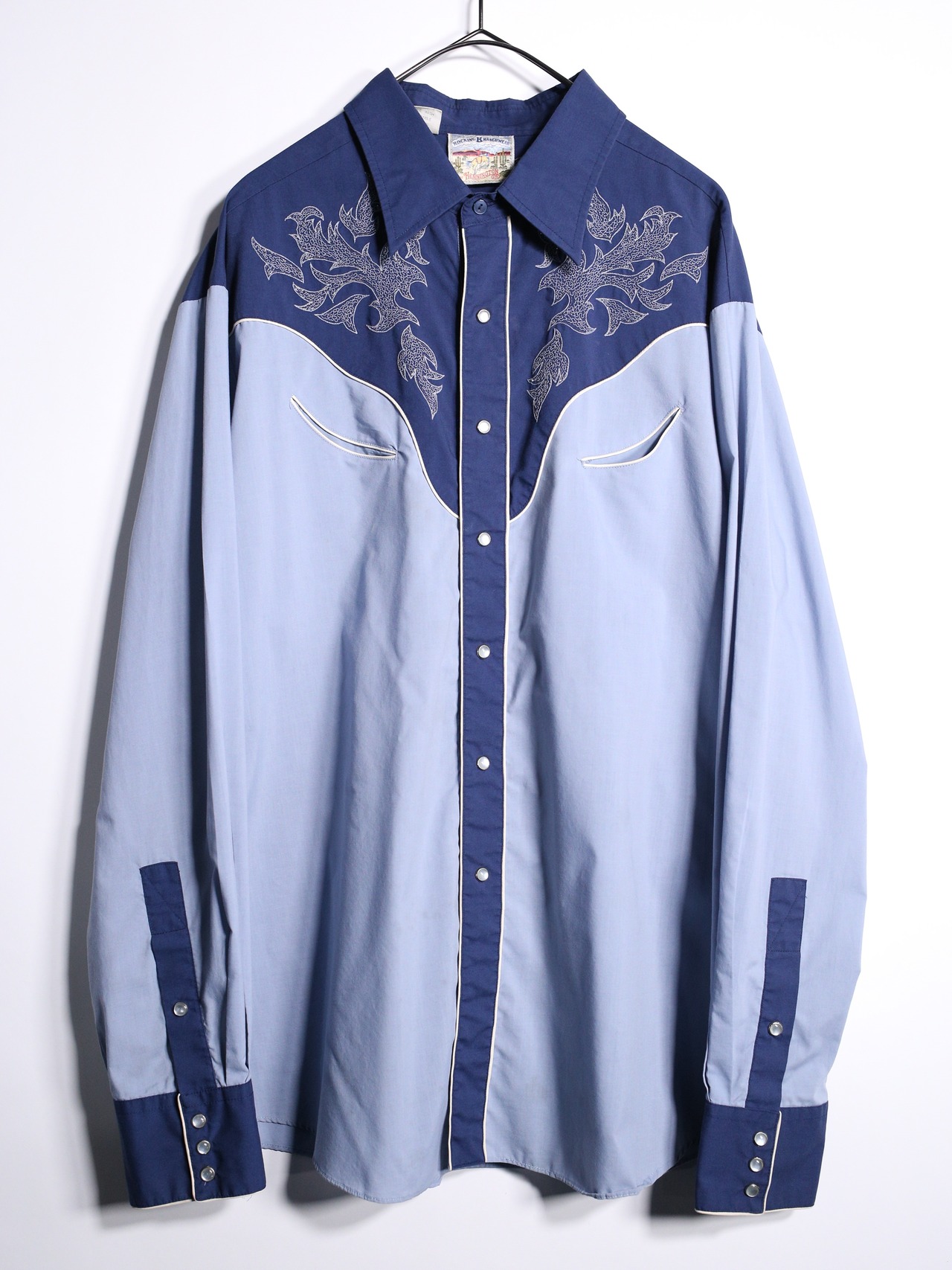 cold coloring over silhouette western shirt - 7