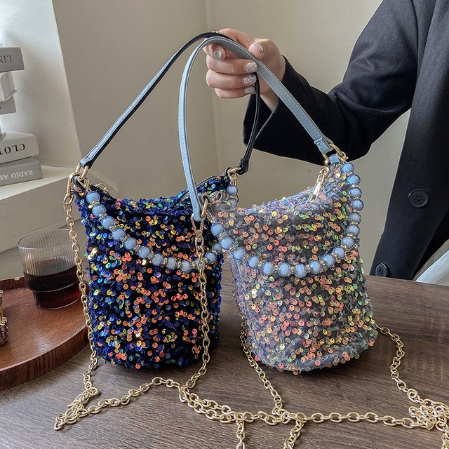 スパンコールチェーン メッセンジャーバッグ Tiancai_Wing_Bag89840072436