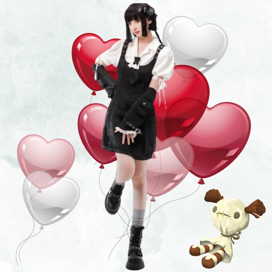 地雷系ガーリー♡ハート装飾ミニスカート♡ハイウエスト Amazon.co.jp: [XHSUKADO] 地雷系 ミニ スカート