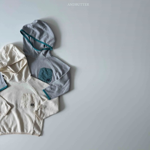 《送料無料》予約:ランナーワッフルフーディ【ANDBUTTER】