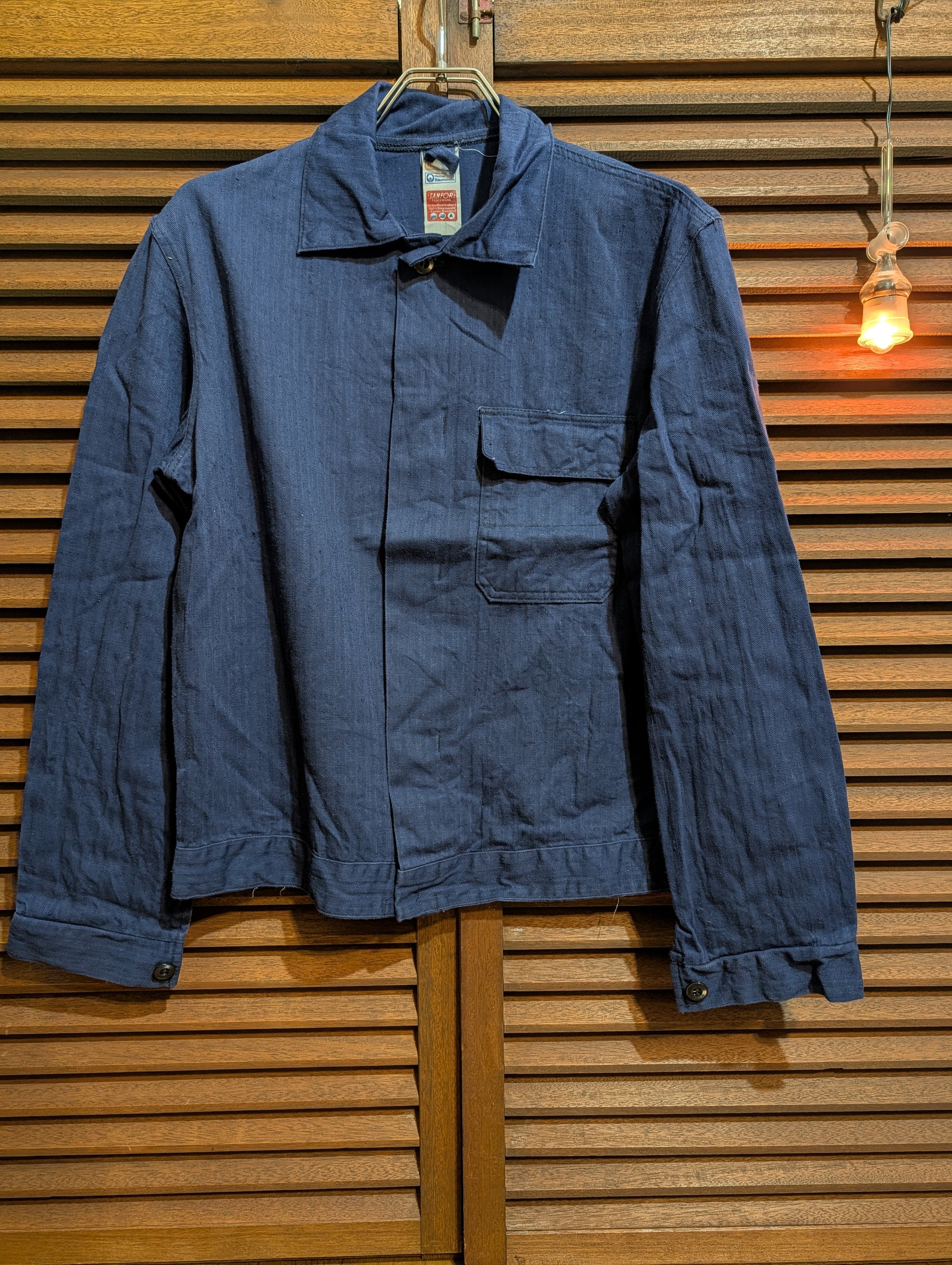 70s Germany NORSKIN HerringBone Light Work Jacket