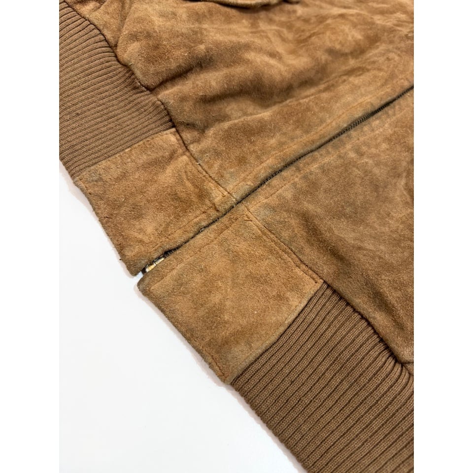 90s Ralph Lauren SUEDE HARRINGTON JACKET Size XL | KORDS