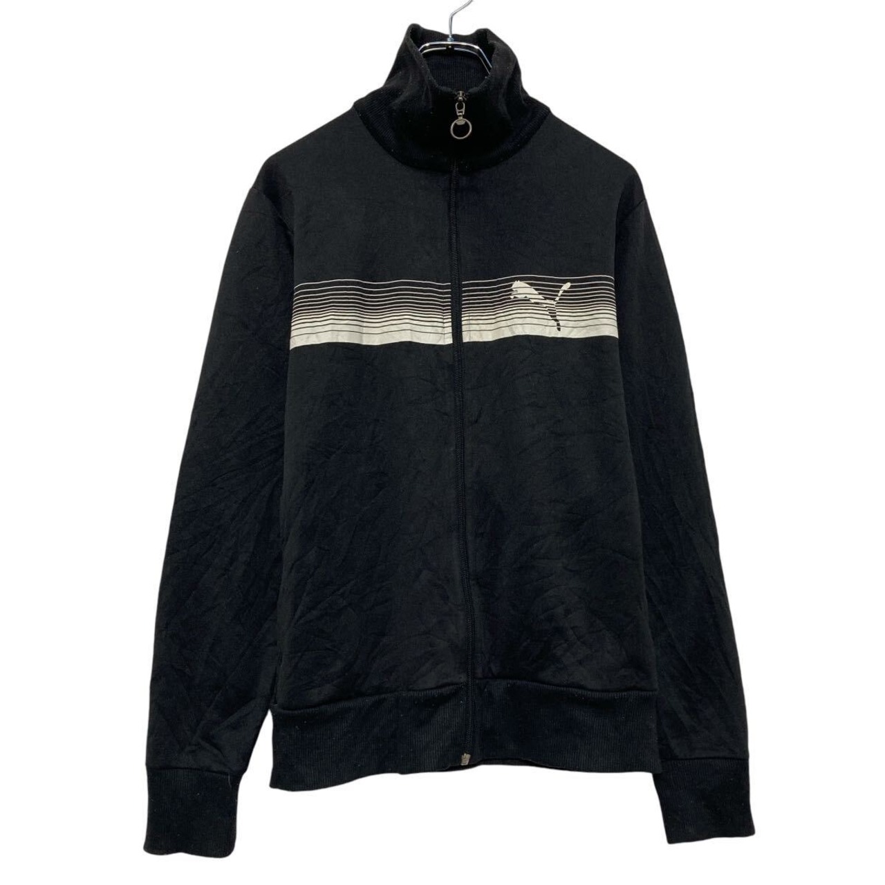 PUMA プリント スウェット トレーナー プーマ M トラックジャケット 