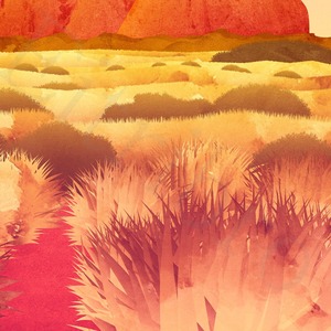 アートポスター / Uluru[ Ayers rock ] : Twilight　eb205