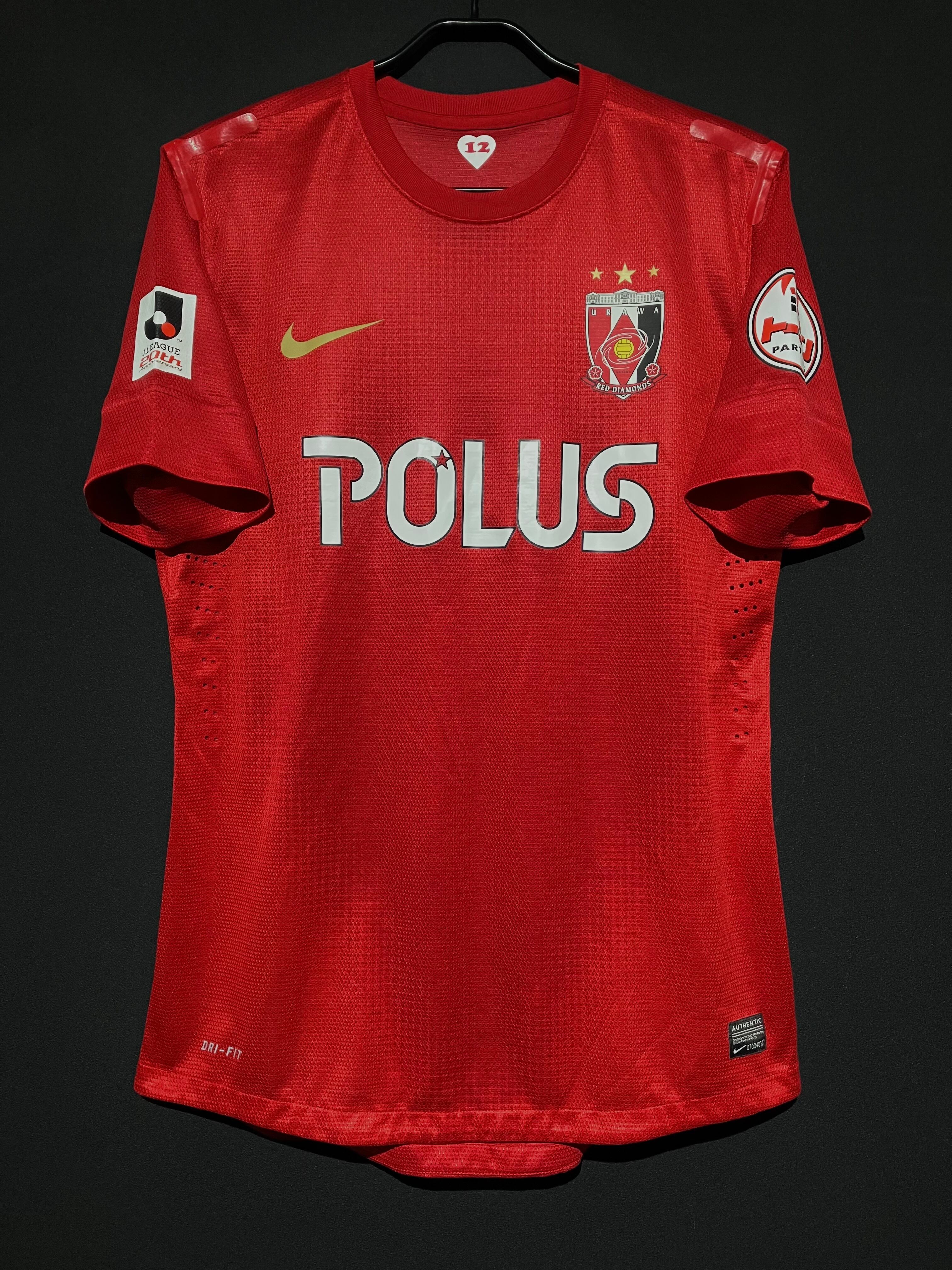 2013】 Urawa Red Diamonds（H） Condition：Preowned Grade：5 Size：XL  Authentic Jerseum Store