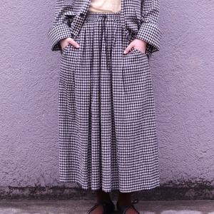 【MANON】GINGHAM CHECK TUCK SKIRT