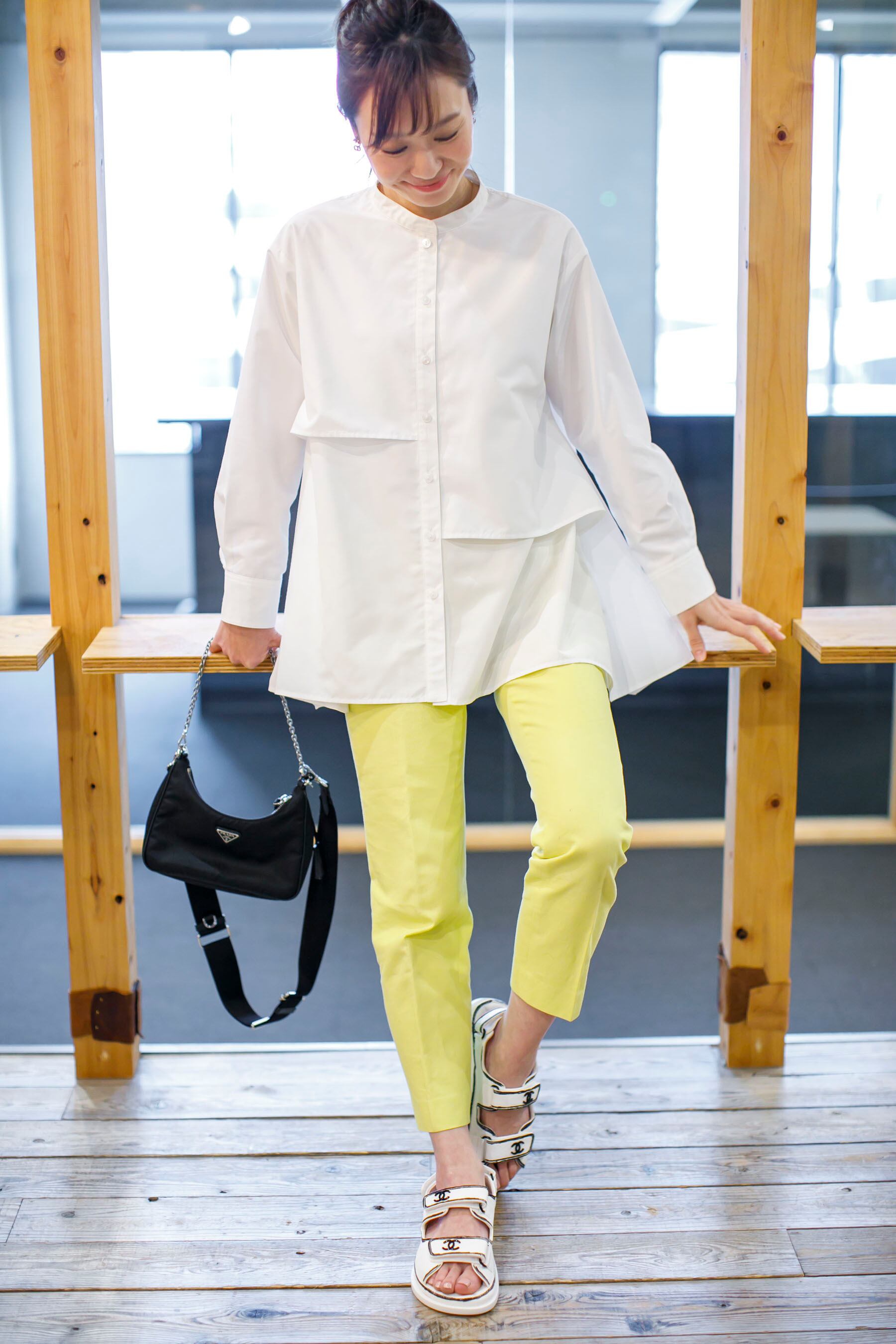 クレリックシャツwhite | anplegant 