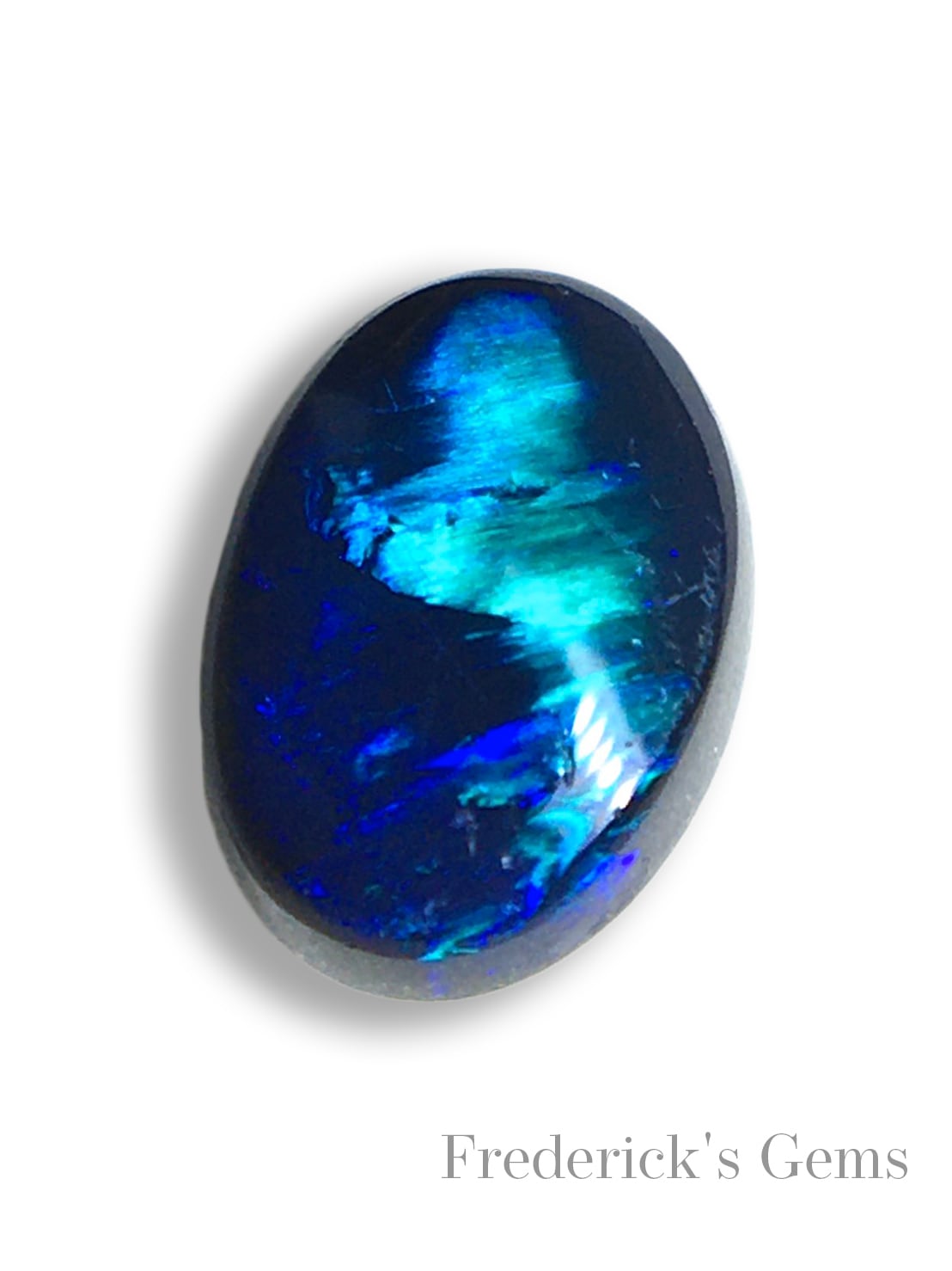 深いブルーの中の美しい閃光 0.7ct UP 天然 ブラックオパール | Frederick’s Gems&Jewelry powered by  BASE