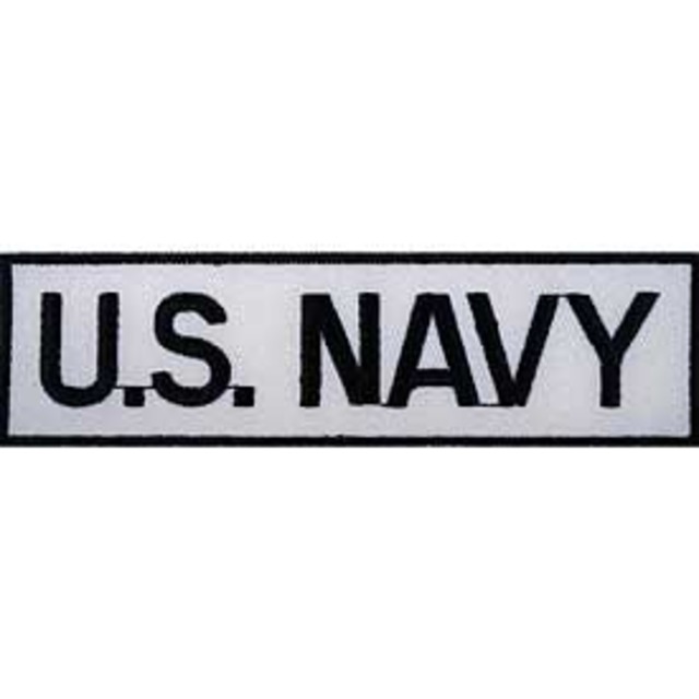 アメリカ海軍　U.S. Navy　アイロンパッチ　PM0443