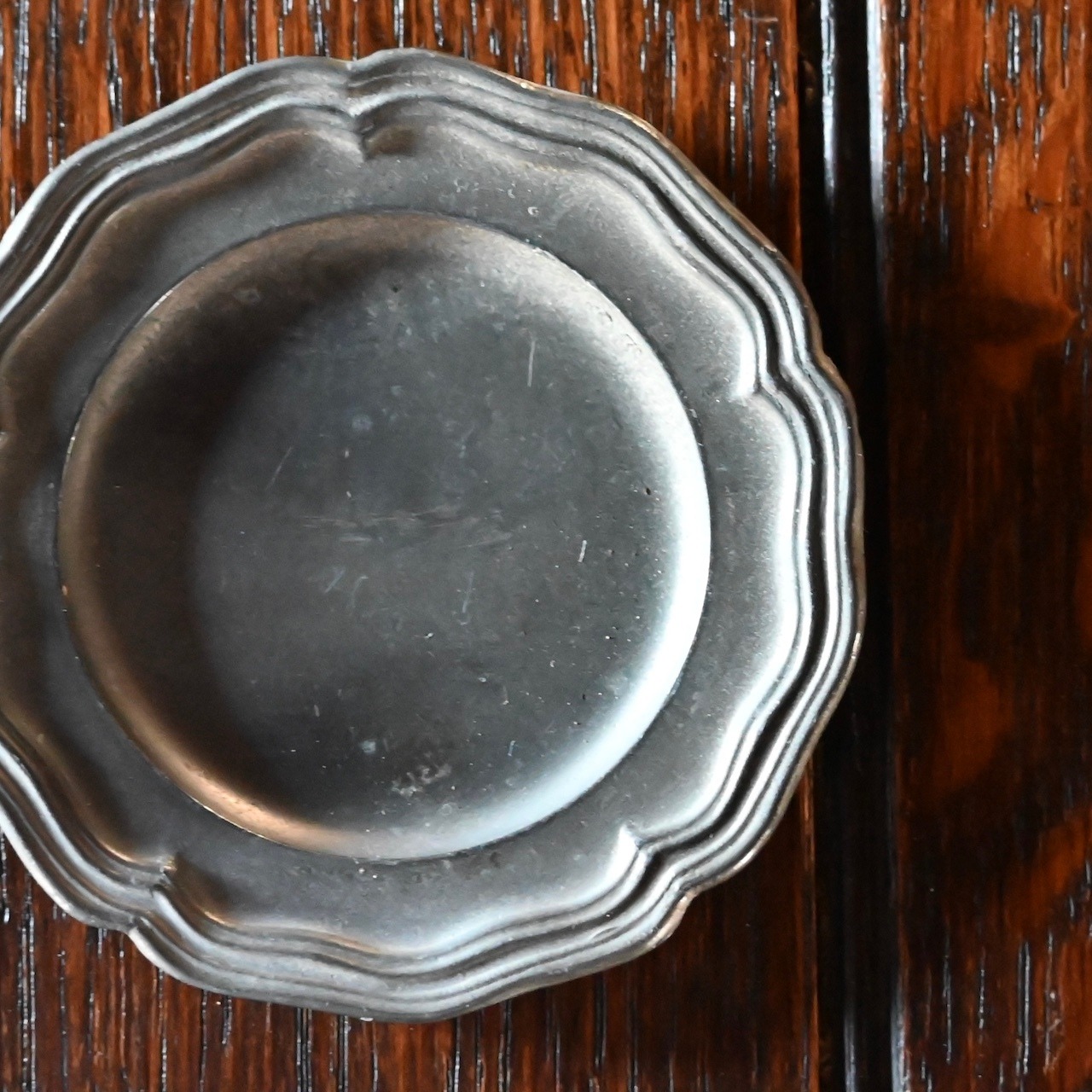 Pewter Plate / ピューター プレート【B】〈 お皿・エタン・収納・店舗什器・食器・アンティーク・ヴィンテージ 〉113968