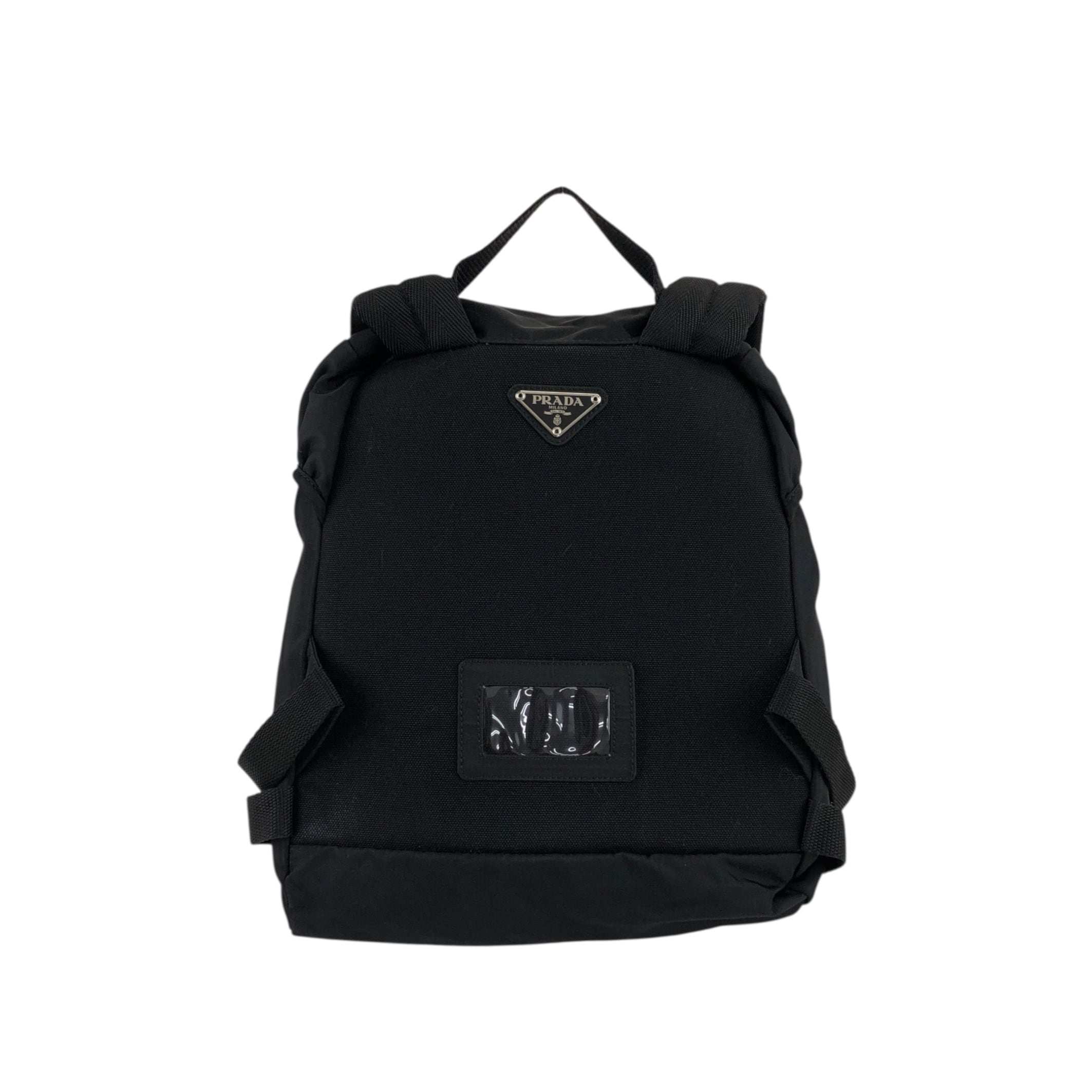 【新品】PRADA トライアングル ロゴ ナイロン バックパック PRADA 極美品□PRADA プラダ 2VZ108 トライアングルロゴ Re-Nylon 2WAY