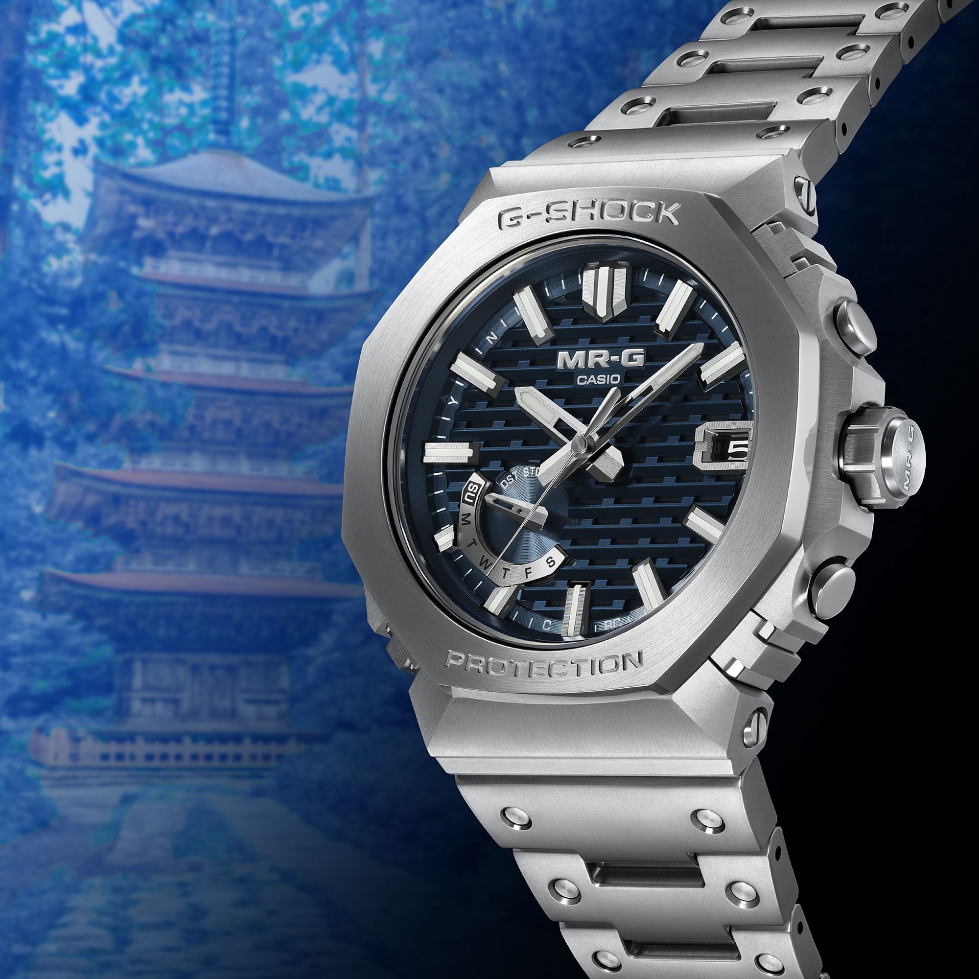 希少　G-SHOCK MR-G MRG-1200T-2A MR-G MRG-B2100D-2AJR 縹色 | 時計・宝石のマツムラ