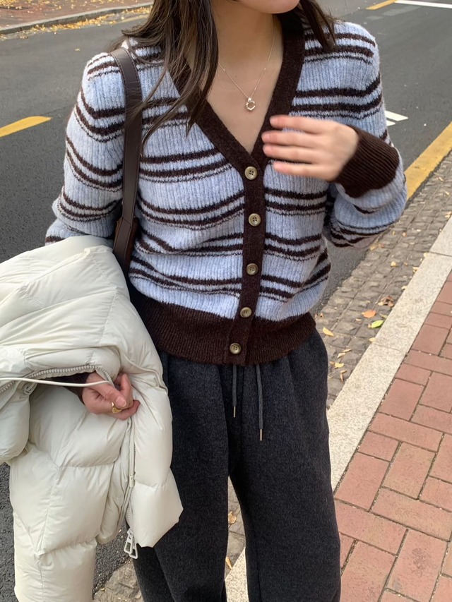 (予約) signature / Iron cardigan 3color