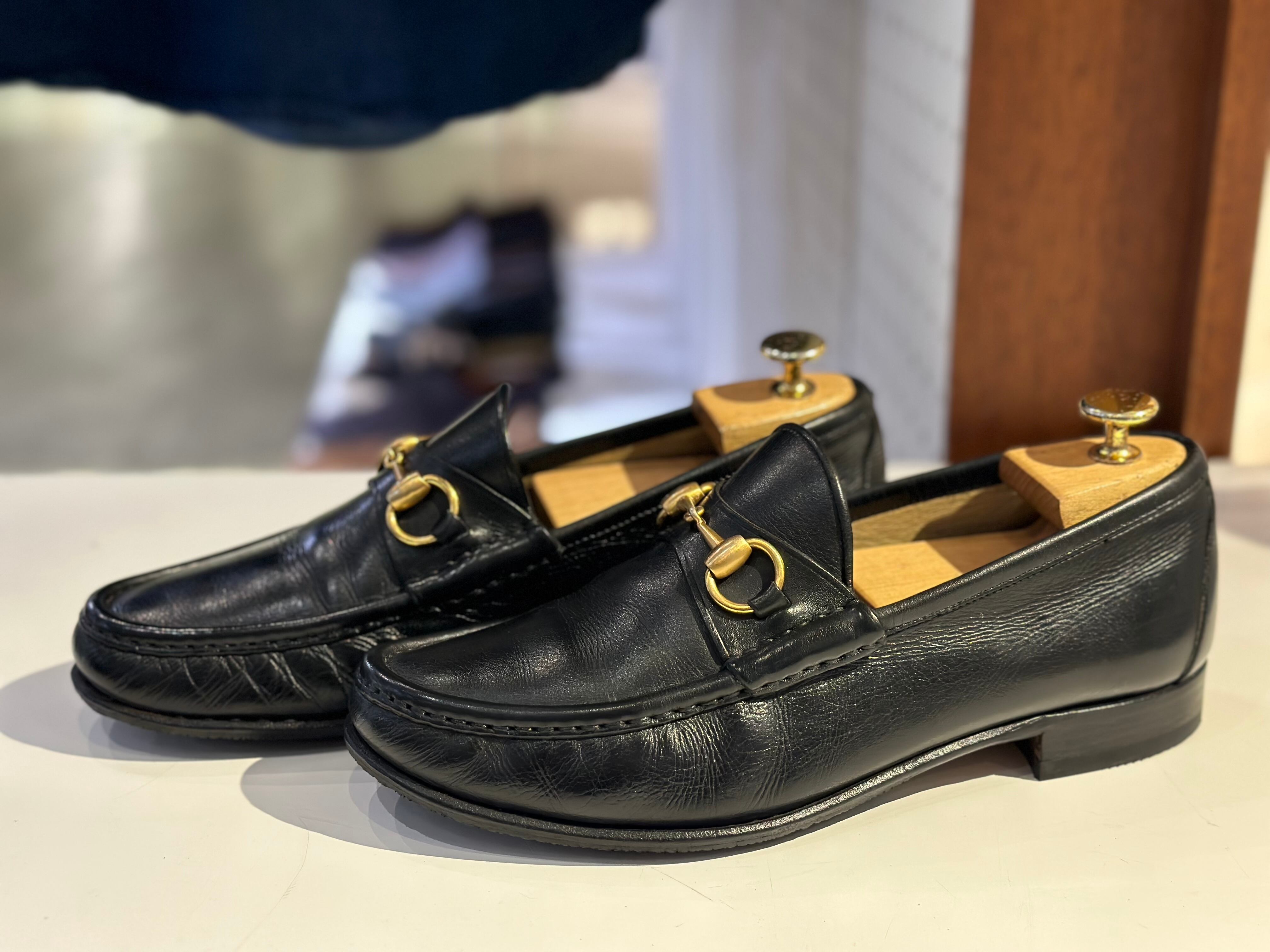 gucci グッチ ホースビットローファー 41 25.5cm 紳士靴 メンズ 
