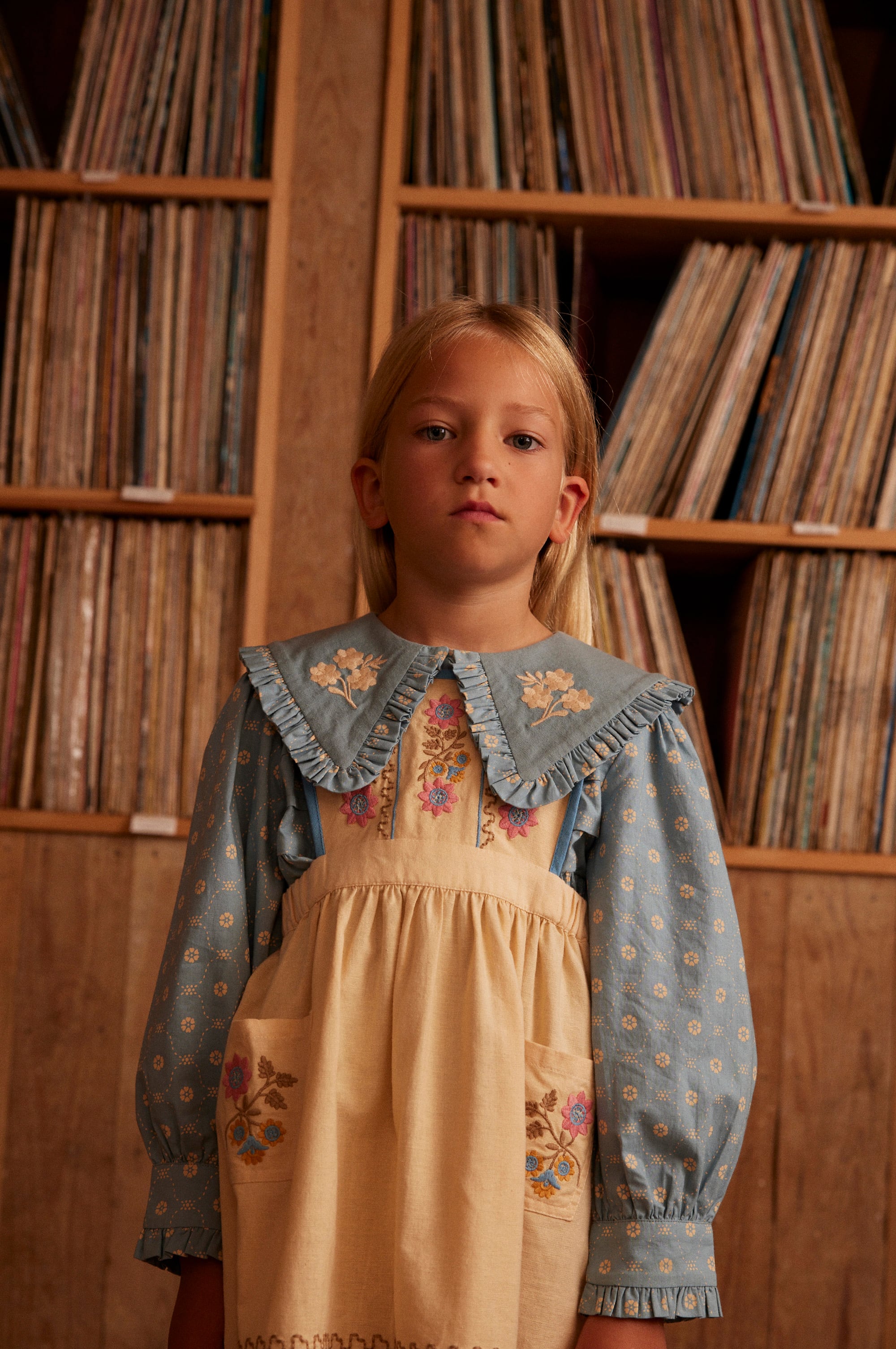 Apolina URSINA PINAFORE - CASHEW *9/30(火)以降発送予定商品になり