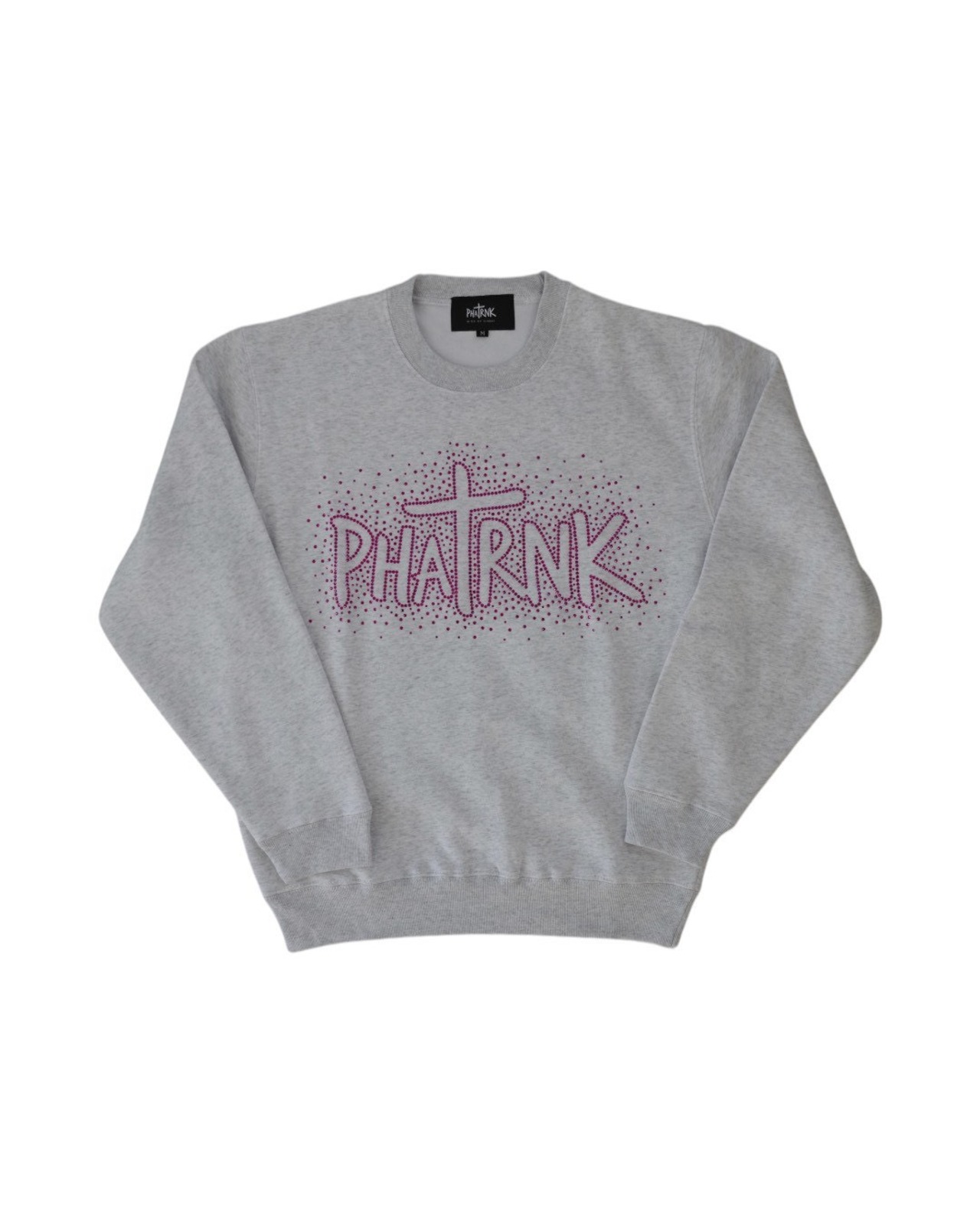 PHATRNK BURST RHINESTONE SWEAT SHIRT