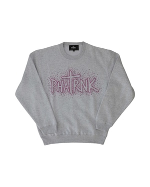 PHATRNK BURST RHINESTONE SWEAT SHIRT