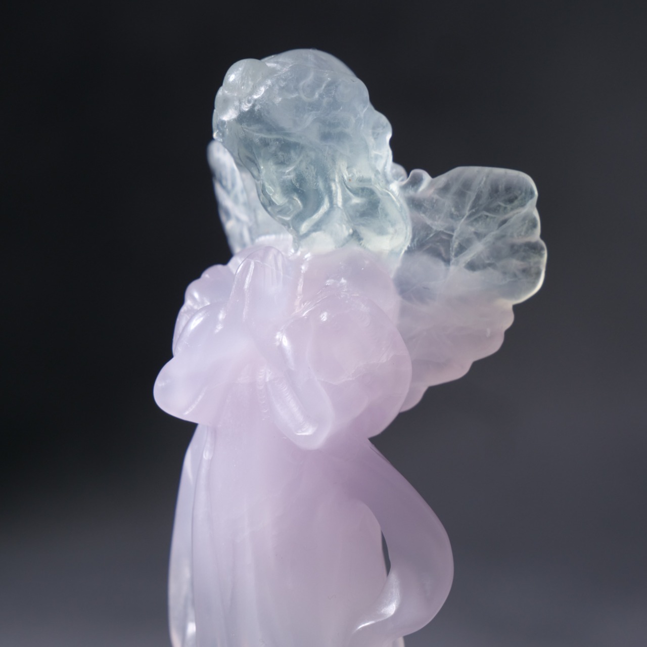 イットリウム フローライト 【天使 エンジェル】/ 彫刻