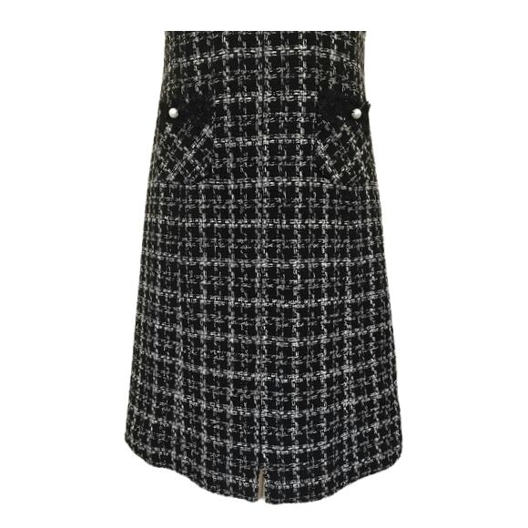 50%OFF！】スーパービューティー ワンピースキルティング風  