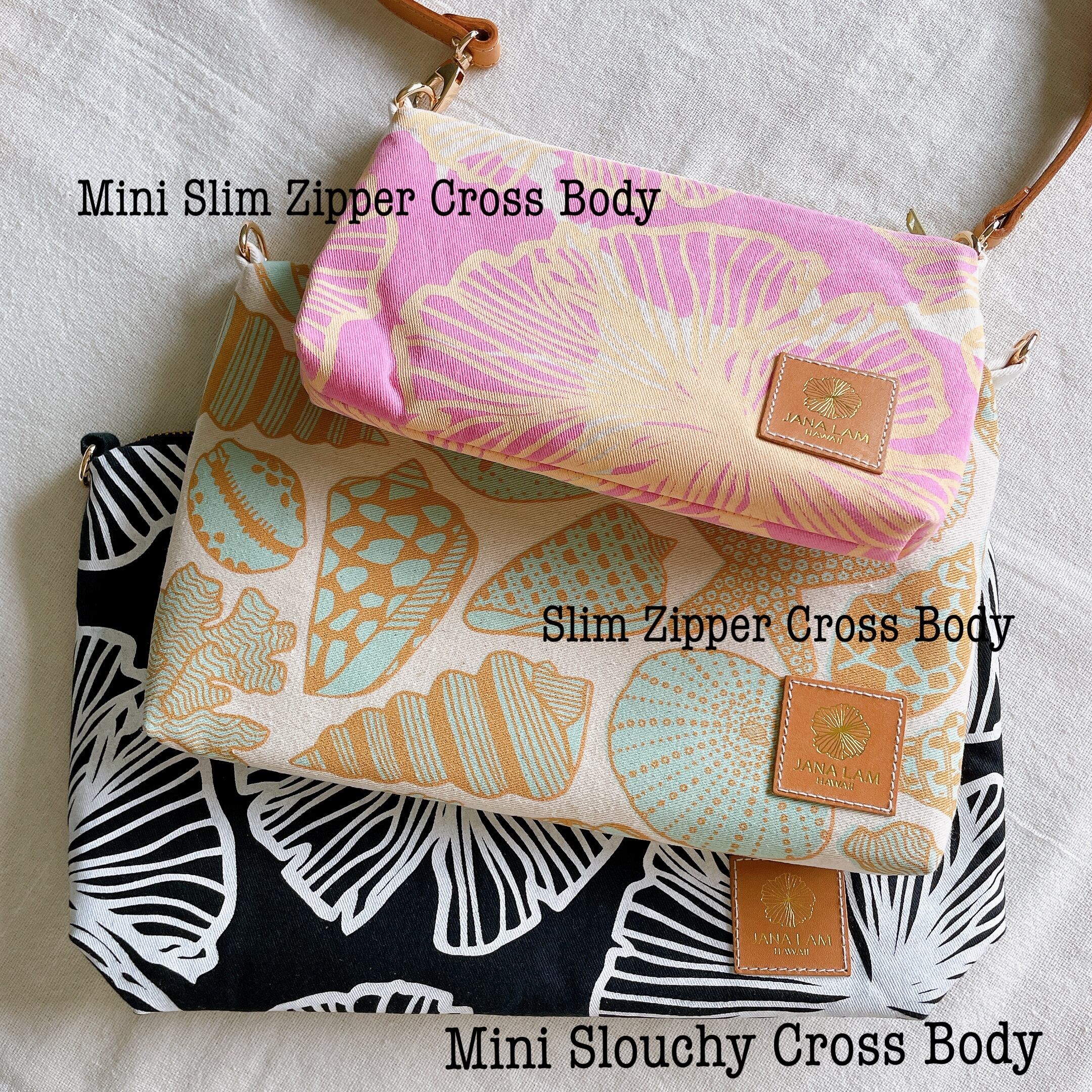 JANA LAM HAWAII Slim Zipper Cross Body☆ジャナラム メイドイン 